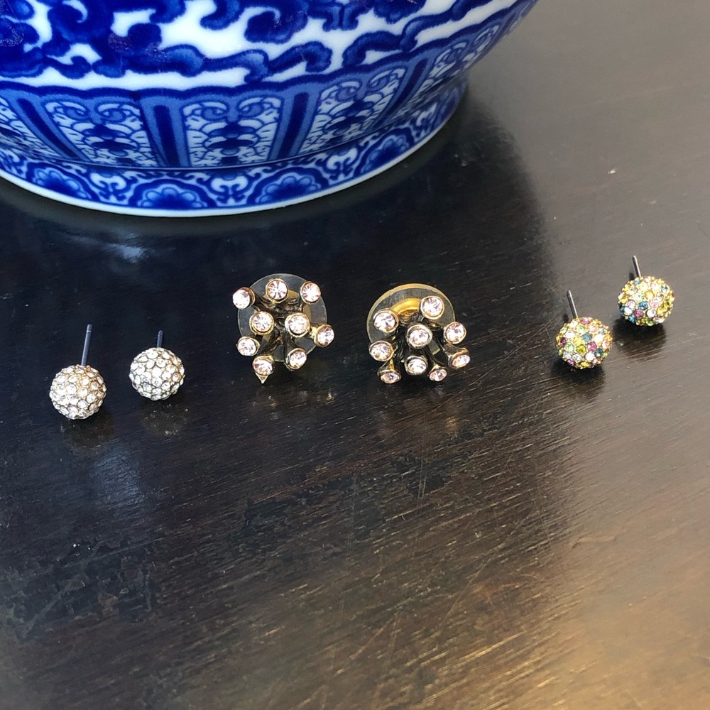 *Lot of 3* Anthropologie stud earrings
